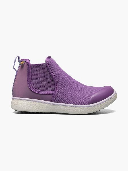 BOGS Schuhe Deutschland - Kicker Chelsea Slip-On Schuhe Kinder Violet DE21538